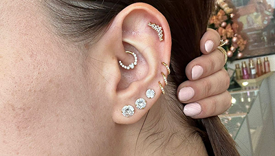 Piercing de Orelha Luxo